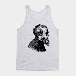 Michelangelo in black and white Tank Top